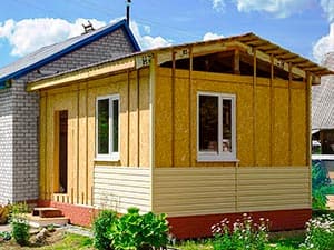 Пристройка из SIP или OSB панелей